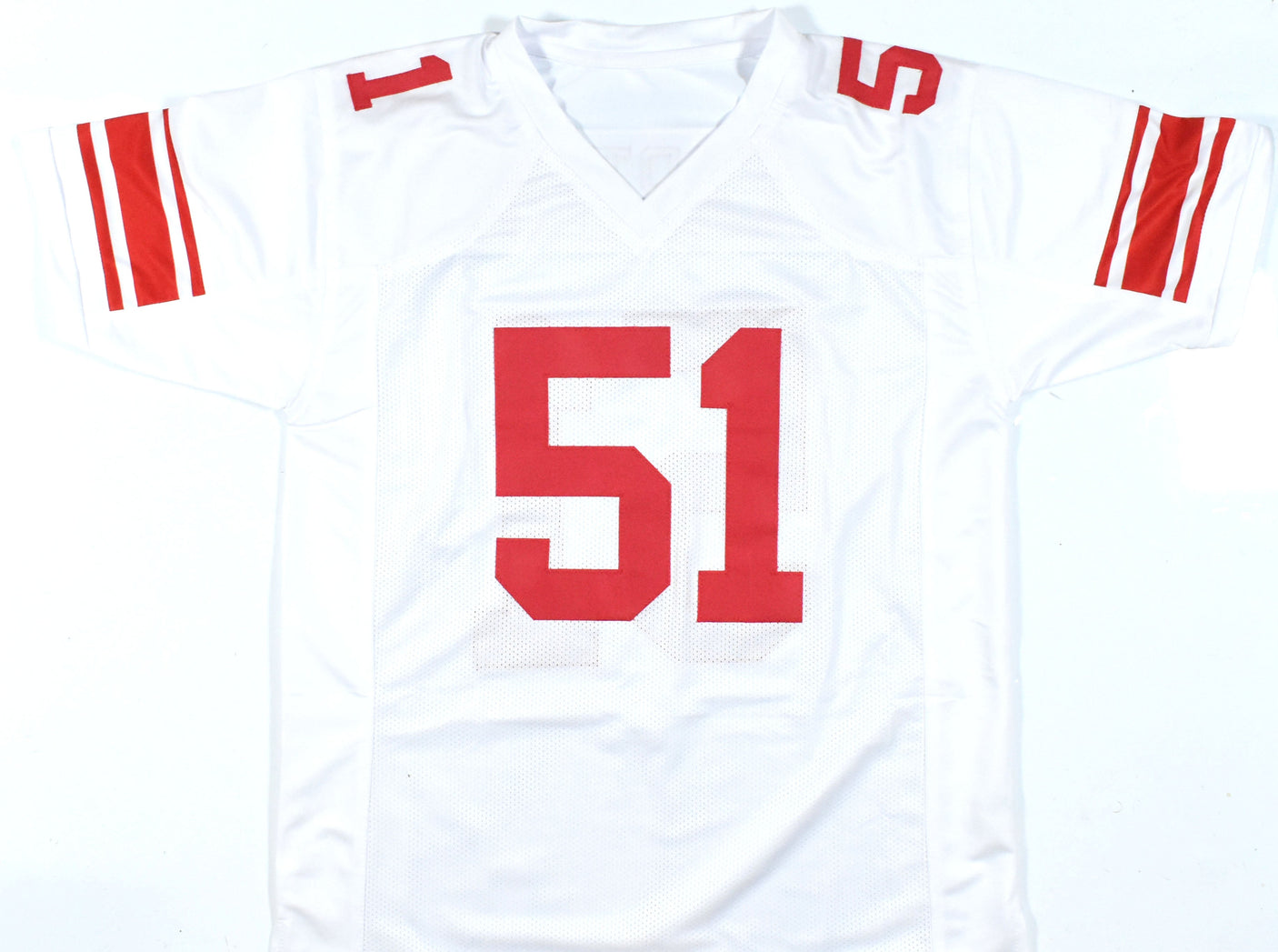 Abdul Carter Autographed White Pro Style Jersey - Beckett W Hologram