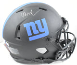 Abdul Carter Autographed Giants F/S Eclipse Speed Authentic Helmet-BeckettW Holo