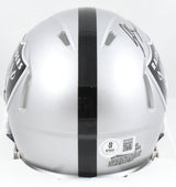 Geno Smith Autographed Las Vegas Raiders Speed Mini Helmet - Beckett W Hologram