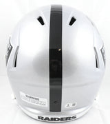 Geno Smith Autographed Las Vegas Raiders F/S Speed Helmet - Beckett W Hologram