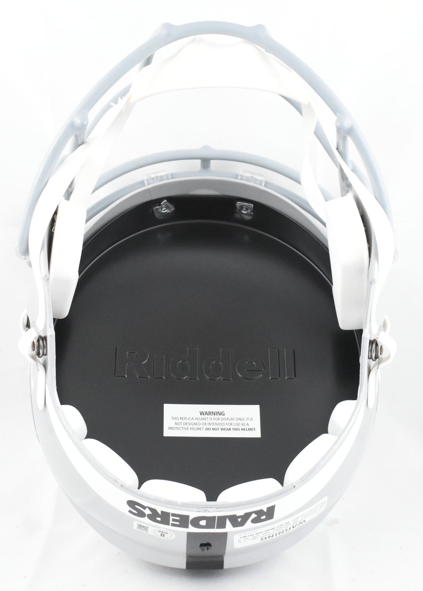 Geno Smith Autographed Las Vegas Raiders F/S Speed Helmet - Beckett W Hologram