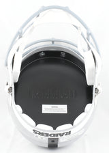 Geno Smith Autographed Las Vegas Raiders F/S Speed Helmet - Beckett W Hologram