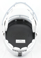 Geno Smith Autographed Las Vegas Raiders F/S Speed Helmet - Beckett W Hologram