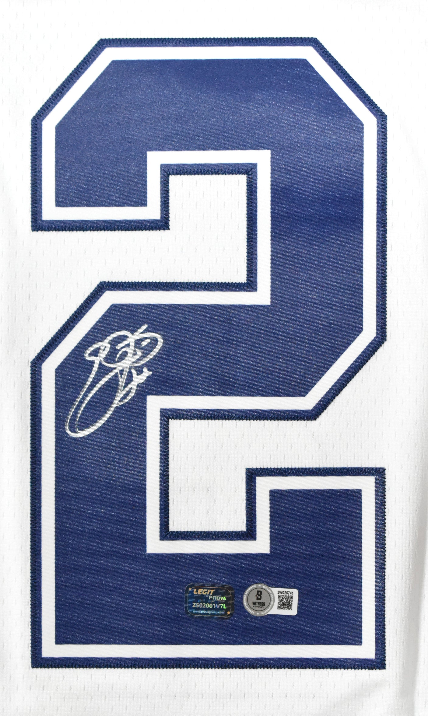 Emmitt Smith Autographed Cowboys Mitchell & Ness Legacy Jersey - Beckett W Holo