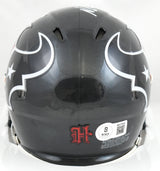 Nico Collins Autographed Houston Texans Speed Mini Helmet - Beckett W Hologram