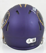 Isaiah Likely Autographed Ravens ALT 24 Speed Mini Helmet - Beckett W Hologram