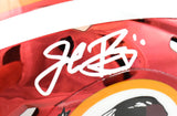 John Riggins Signed Redskins Chrome Speed Mini Helmet - Beckett W Hologram