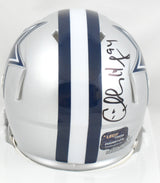 Charles Haley Autographed Dallas Cowboys Speed Mini Helmet - Prova *Black