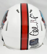 Charles Haley Autographed Dallas Cowboys HOF Speed Mini Helmet - Prova *Black