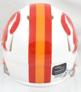 Mike Alstott Autographed Buccaneers 76-96 Speed Mini Helmet - Beckett W Hologram