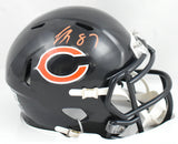 Luther Burden Autographed Chicago Bears Speed Mini Helmet - Beckett W Hologram