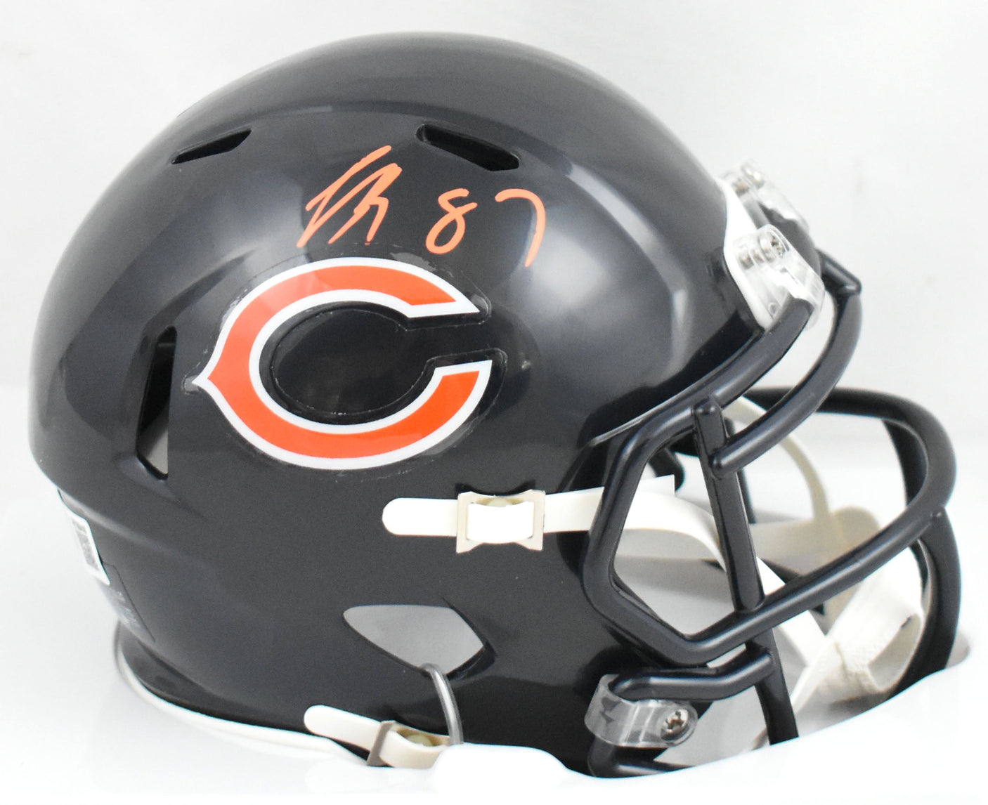 Luther Burden Autographed Chicago Bears Speed Mini Helmet - Beckett W Hologram