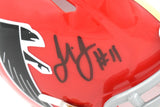 Julio Jones Signed Atlanta Falcons 66-69 Speed Mini Helmet - Beckett W Holo