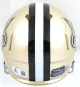 Cam Jordan Autographed New Orleans Saints Speed Mini Helmet-Beckett W Holo*Black