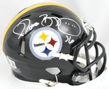 Jerome Bettis Autographed Pittsburgh Steelers Speed Mini Helmet - Beckett W Holo
