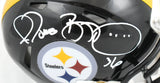Jerome Bettis Autographed Pittsburgh Steelers Speed Mini Helmet - Beckett W Holo