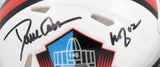 Dave Casper Autographed Hall of Fame Raiders Speed Mini Helmet- Prova *Black