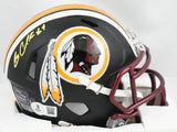 Gary Clark Autographed Redskins Flat Black Speed Mini Helmet - Beckett W Holo