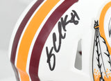 Gary Clark Autographed Redskins Flat White Speed Mini Helmet - Beckett W Holo