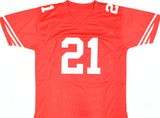 Frank Gore Autographed Red Pro Style Jersey - Beckett W Hologram *Black