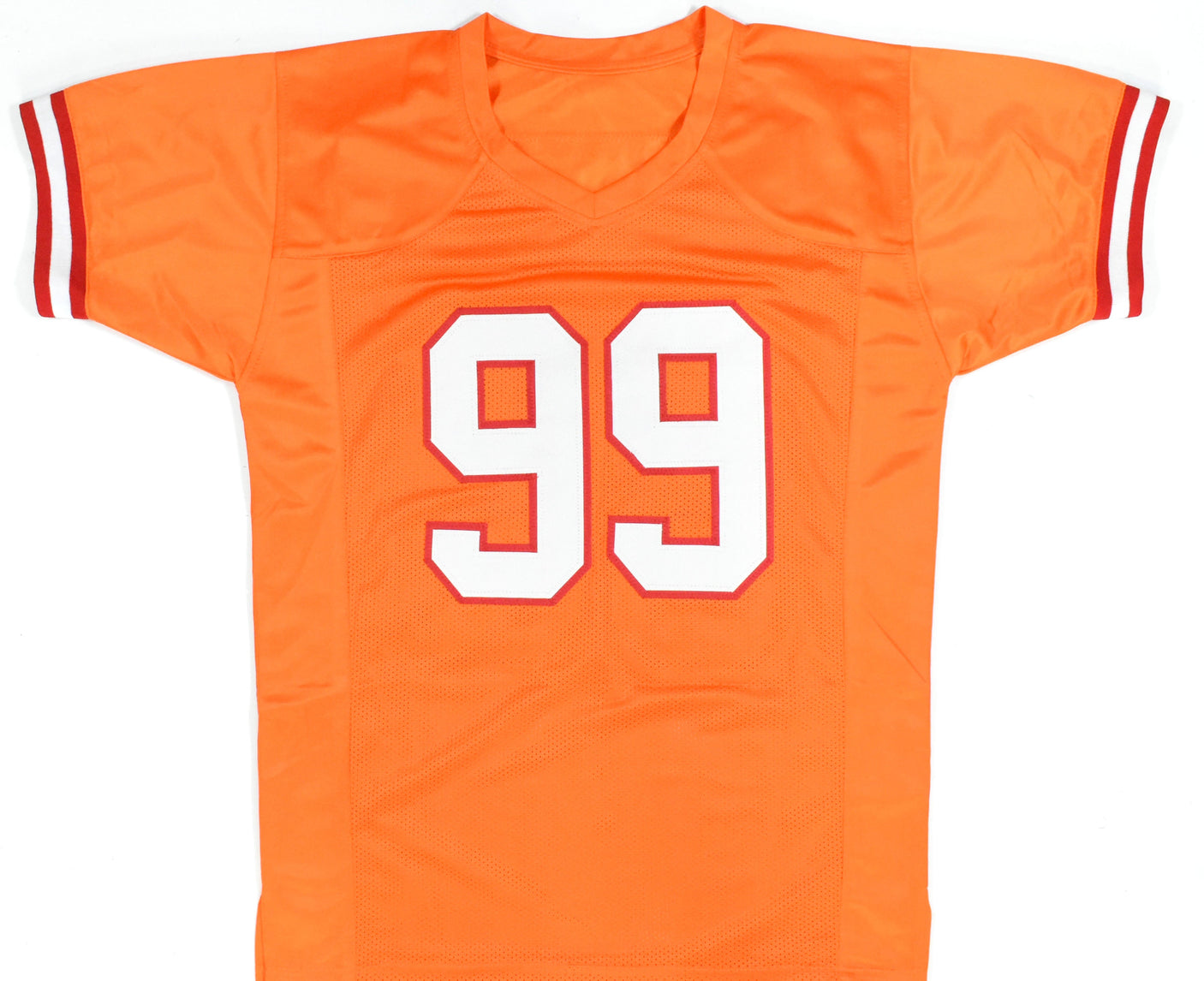 Warren Sapp Autographed Orange Pro Style Jersey w/HOF- Beckett W Hologram *Black