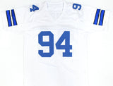 DeMarcus Ware Autographed White Pro Style Jersey - Beckett W Hologram *Silver