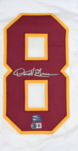 Darrell Green Autographed White Pro Style Jersey - Beckett W Hologram *Silver