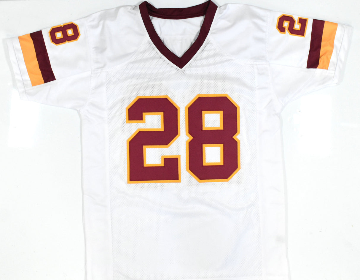 Darrell Green Autographed White Pro Style Jersey - Beckett W Hologram *Silver