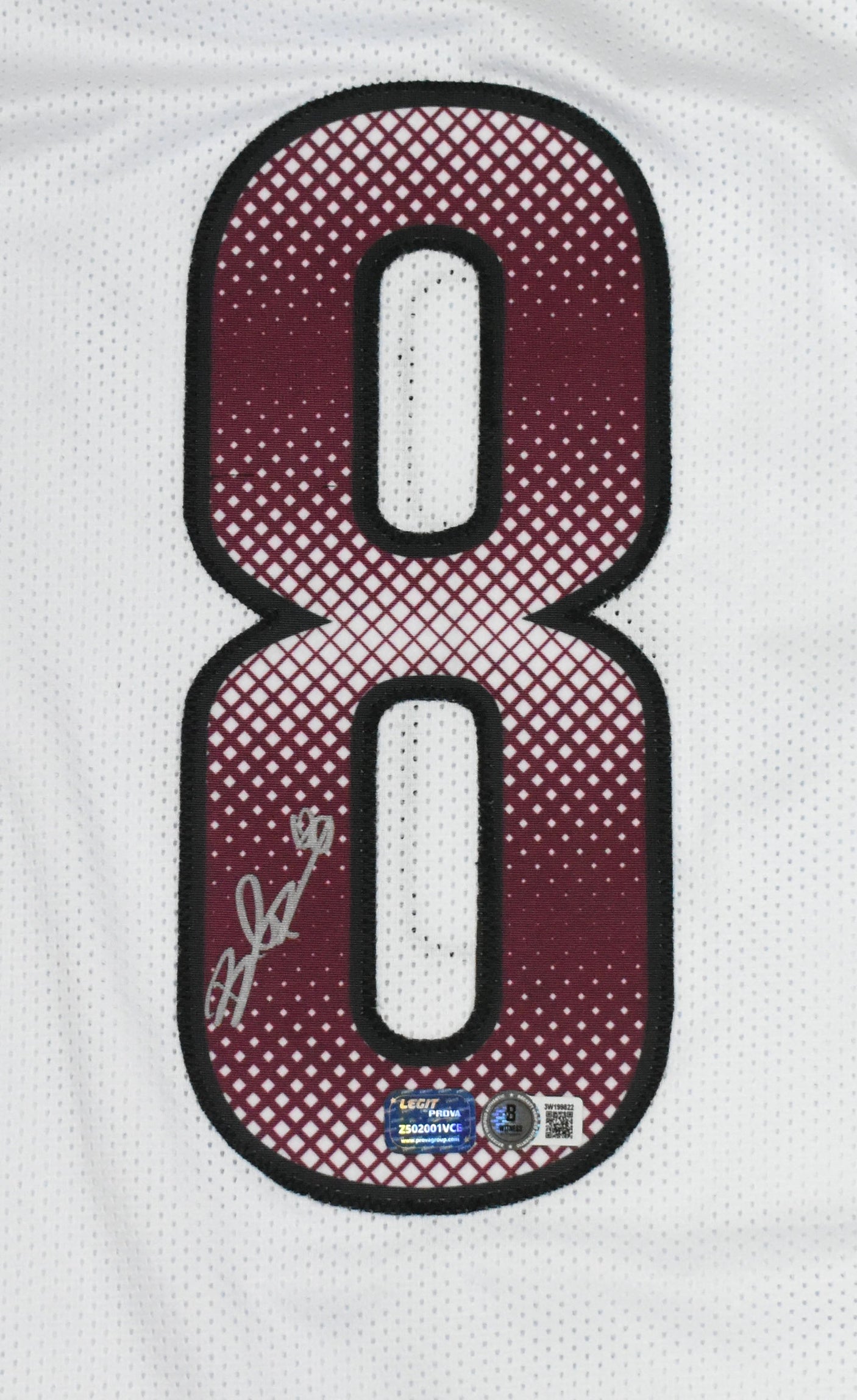 Brian Robinson Jr. Autographed White Pro Style Jersey-Beckett W Hologram *Silver
