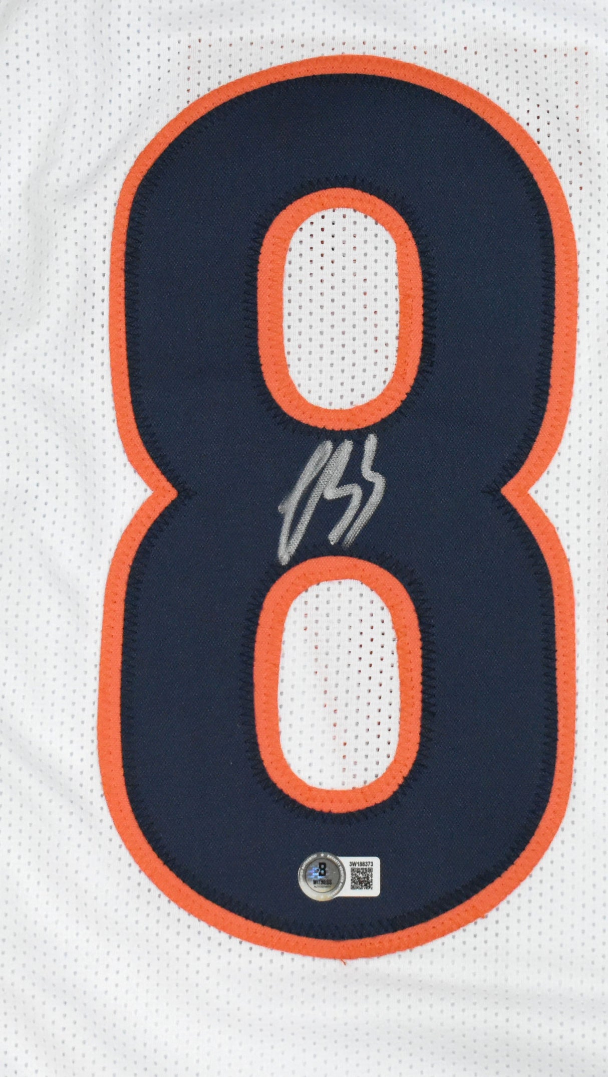 Luther Burden Autographed White Pro Style Jersey - Beckett W Hologram *Silver
