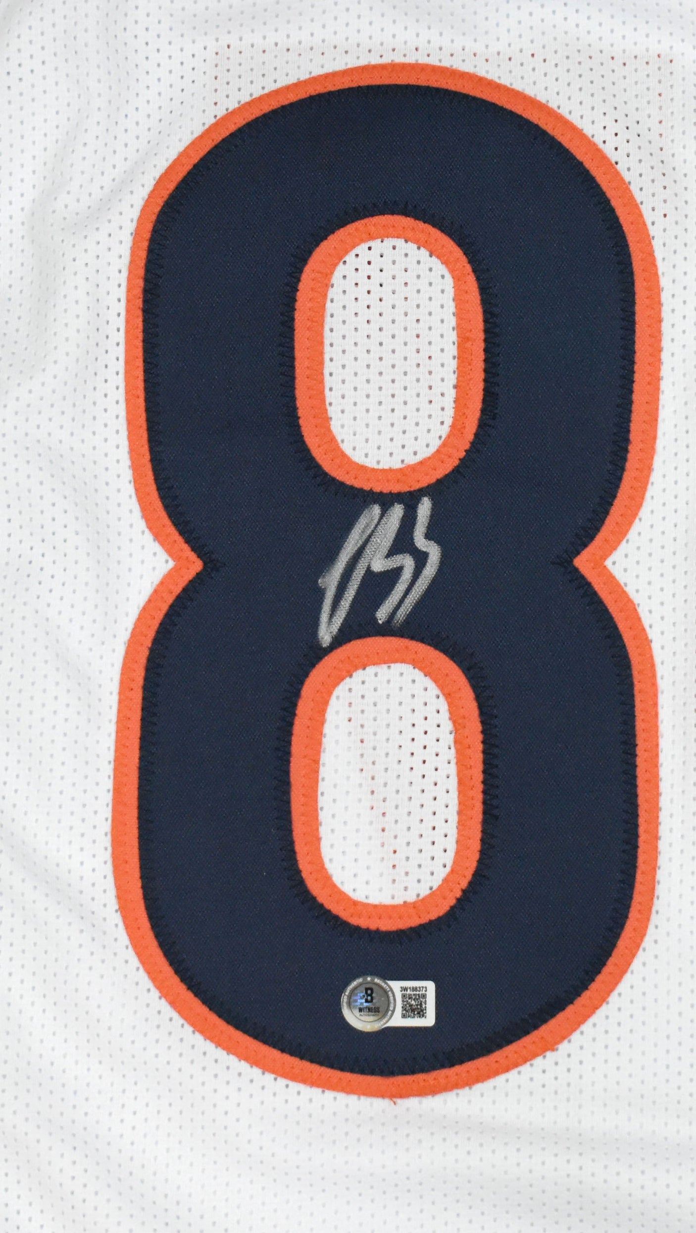 Luther Burden Autographed White Pro Style Jersey - Beckett W Hologram *Silver