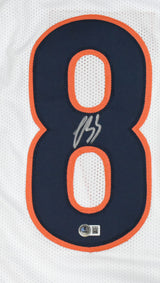 Luther Burden Autographed White Pro Style Jersey - Beckett W Hologram *Silver