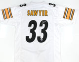 Jack Sawyer Autographed White Pro Style Jersey - Beckett W Hologram *Silver