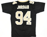 Cam Jordan Autographed Black Pro Style Jersey - Beckett W Hologram *Black
