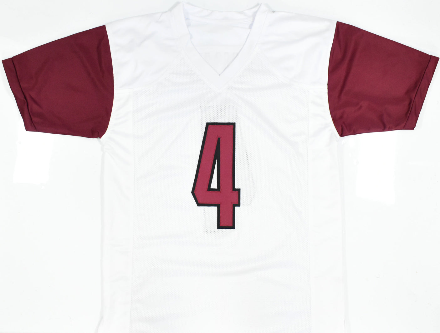 Frankie Luvu Autographed White Pro Style Jersey - Beckett W Hologram *Silver