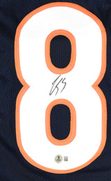 Luther Burden Autographed Blue Pro Style Jersey - Beckett W Hologram *Black