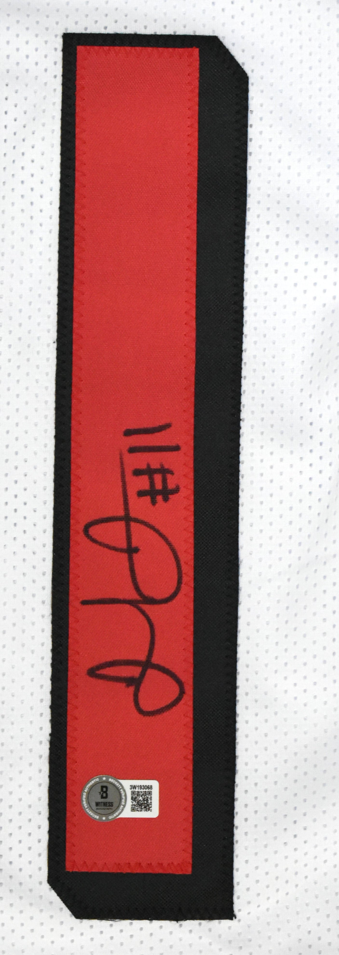 Julio Jones Autographed White Pro Style Jersey - Beckett W Hologram *Black