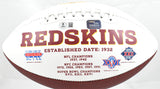 Joe Theismann Autographed Washington Redskins Logo Football 4 Insc.- Beckett W