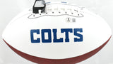 DJ Giddens Autographed Indianapolis Colts Logo Football - Beckett W Hologram