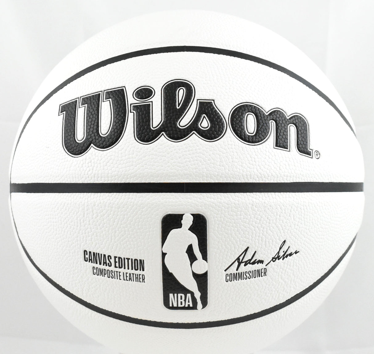 Julius Erving Autographed NBA Wilson Canvas Edition Basketball - Beckett W Holo