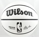 Julius Erving Autographed NBA Wilson Canvas Edition Basketball - Beckett W Holo