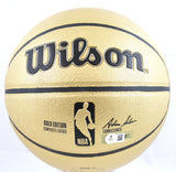 Julius Erving Autographed NBA Wilson Gold Edition Basketball - Beckett W Holo