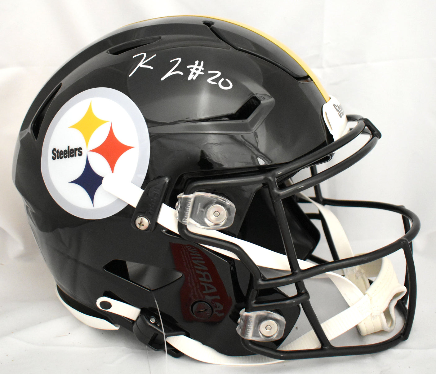Kaleb Johnson Signed Pittsburgh Steelers F/S Speed Flex Helmet - Beckett W Holo