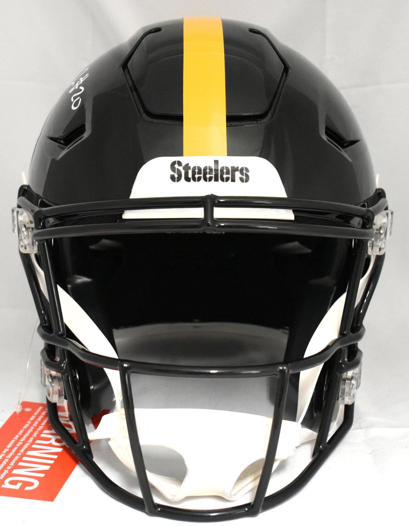 Kaleb Johnson Signed Pittsburgh Steelers F/S Speed Flex Helmet - Beckett W Holo
