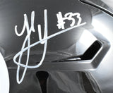 Jack Sawyer Autographed Pittsburgh Steelers F/S Speed Flex Helmet-Beckett W Holo