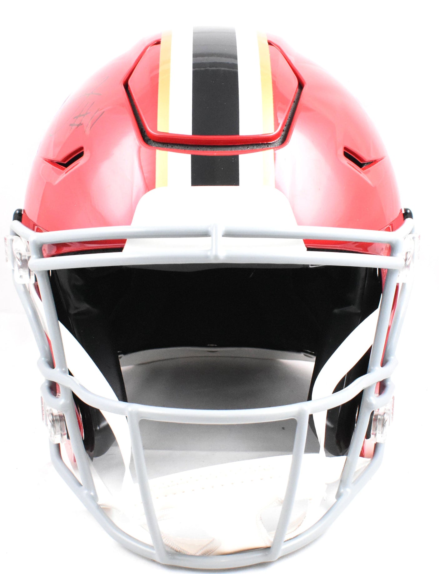 Julio Jones Autographed Falcons 66-69 F/S Speed Flex Helmet - Beckett W Hologram