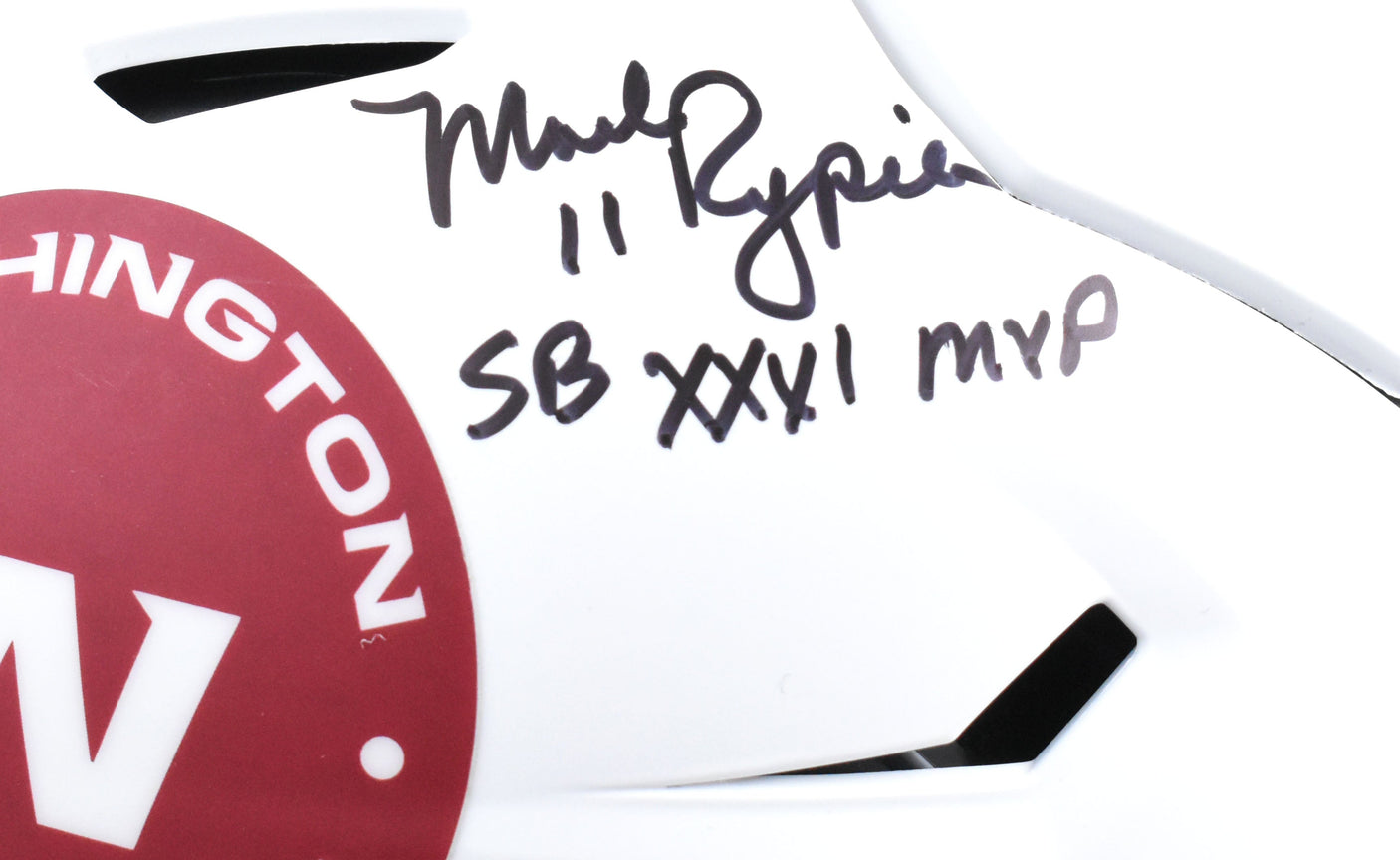 Riggins D. Williams Mark Rypien Signed F/S Lunar SpeedFlex Helmet - Beckett W