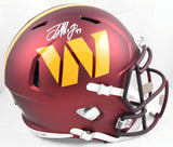 Terry McLaurin Autographed Commanders F/S Speed Helmet - Beckett W Hologram