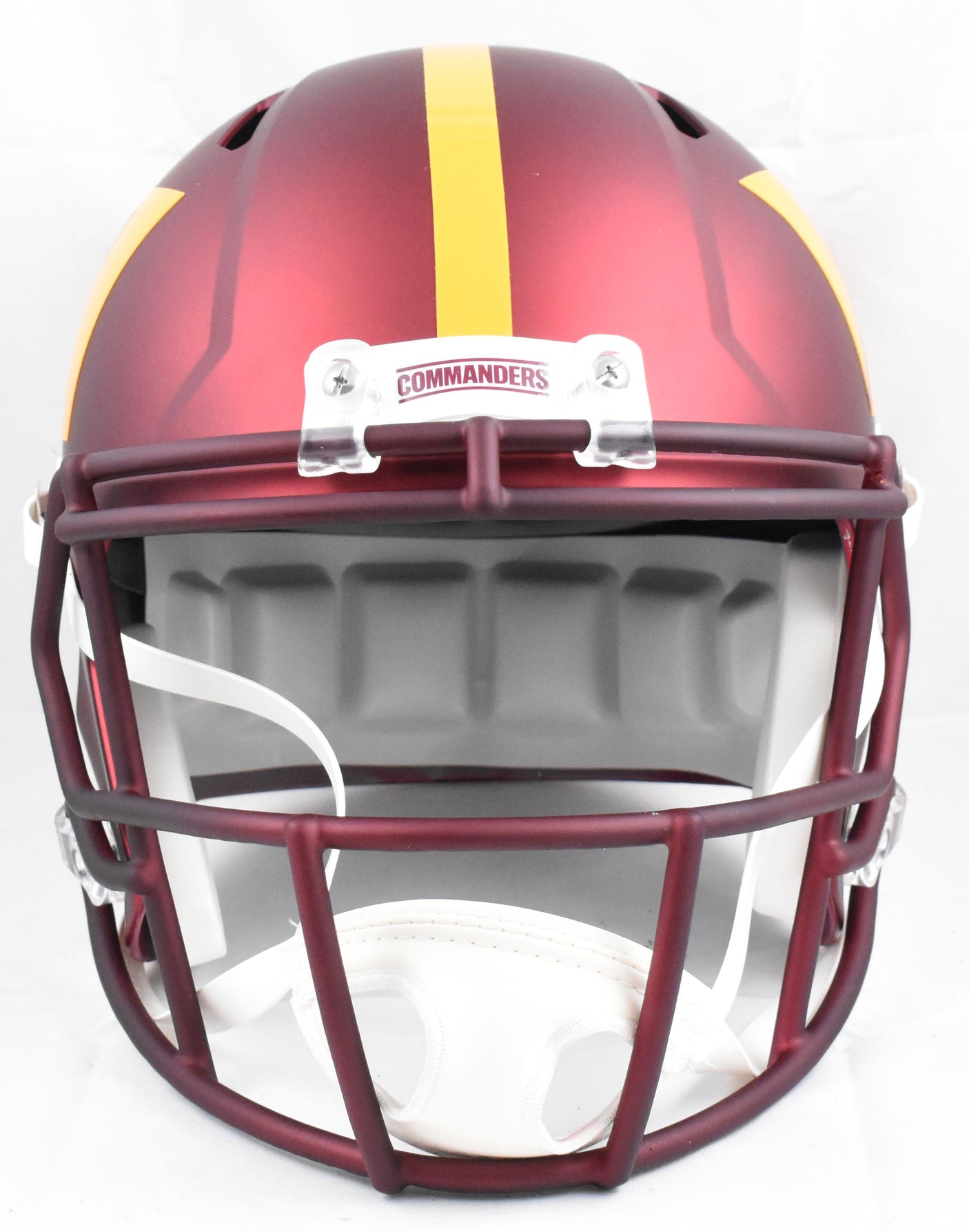 Terry McLaurin Autographed Commanders F/S Speed Helmet - Beckett W Hologram