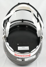 Mike Alstott Autographed Buccaneers F/S Speed Helmet A-Train - Beckett W Holo
